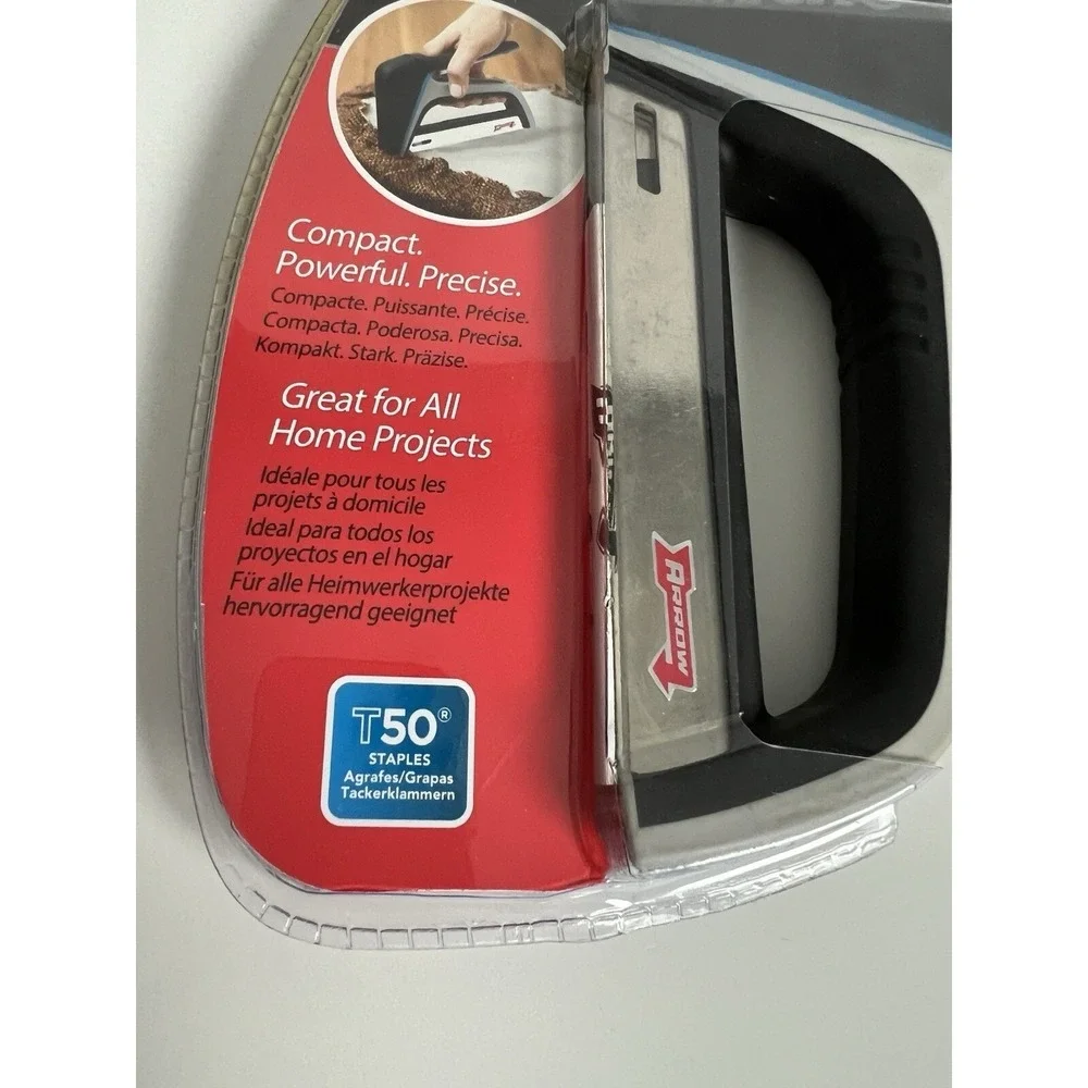 Arrow Fasteners Stapler TackMate T50X Heavy Duty Soft Grip Home‎ Projects A66